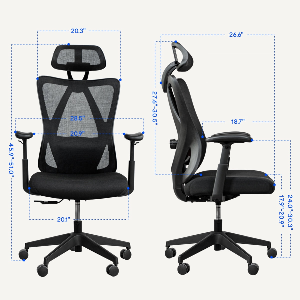 Standard Ergonomic Office Chair (C5)